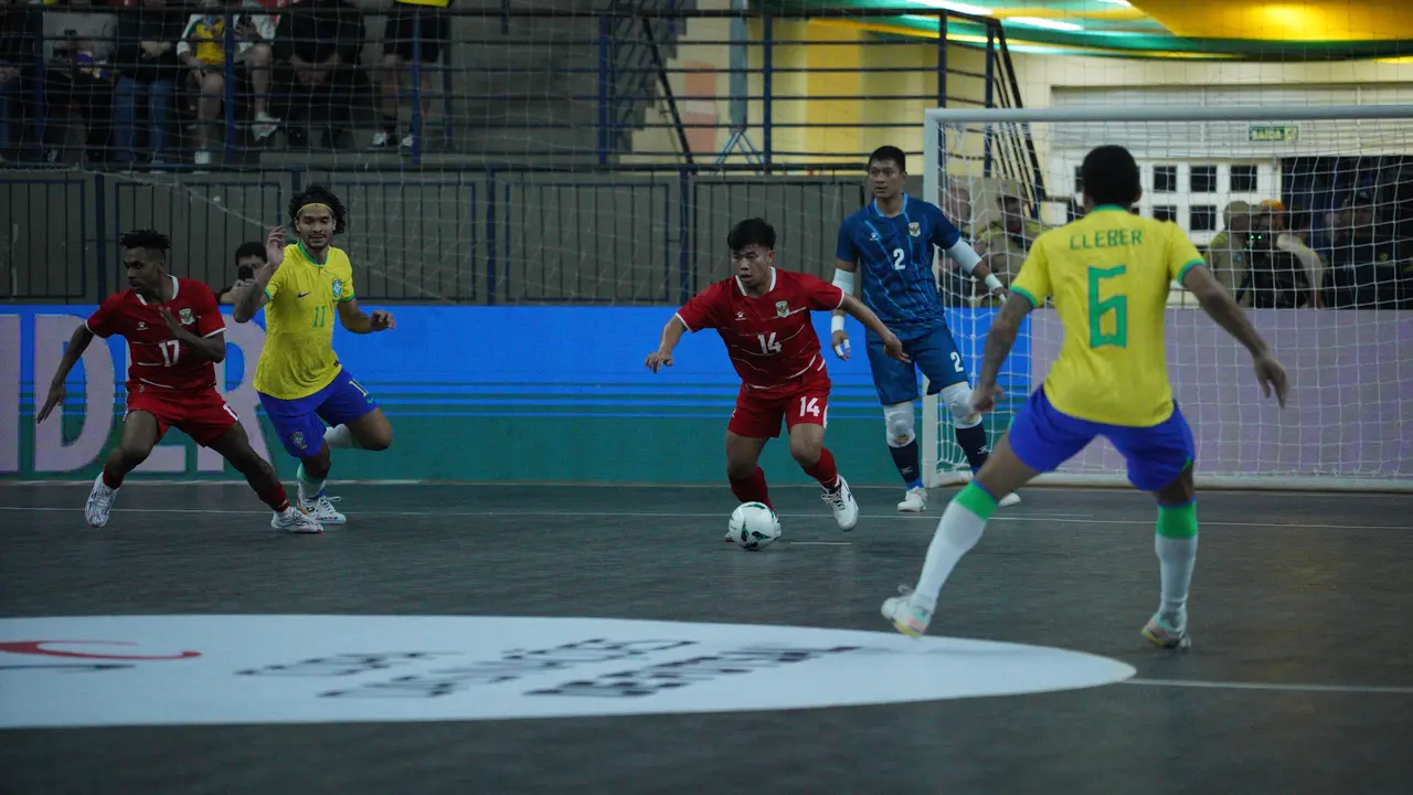 Duel Brasil vs Indonesia di Copa das Nacoes de Futsal 2026