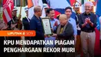 Sebelum masa kampanye dimulai, Deklarasi Kampanye Pemilu Damai 2024 digelar di kantor KPU dan dihadiri seluruh pasangan capres-cawapres. KPU juga menerima Piagam Penghargaan Rekor dari Museum Rekor Indonesia terkait rekor parade kirab bendera parpol ...