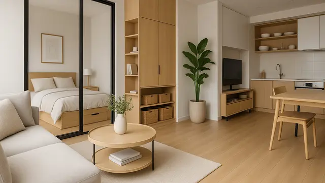 Desain Rumah Minimalis Modern dengan Furnitur Multifungsi