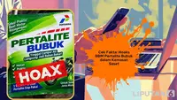 Cek Fakta: Hoaks BBM Pertalite Bubuk Berkemasan Saset