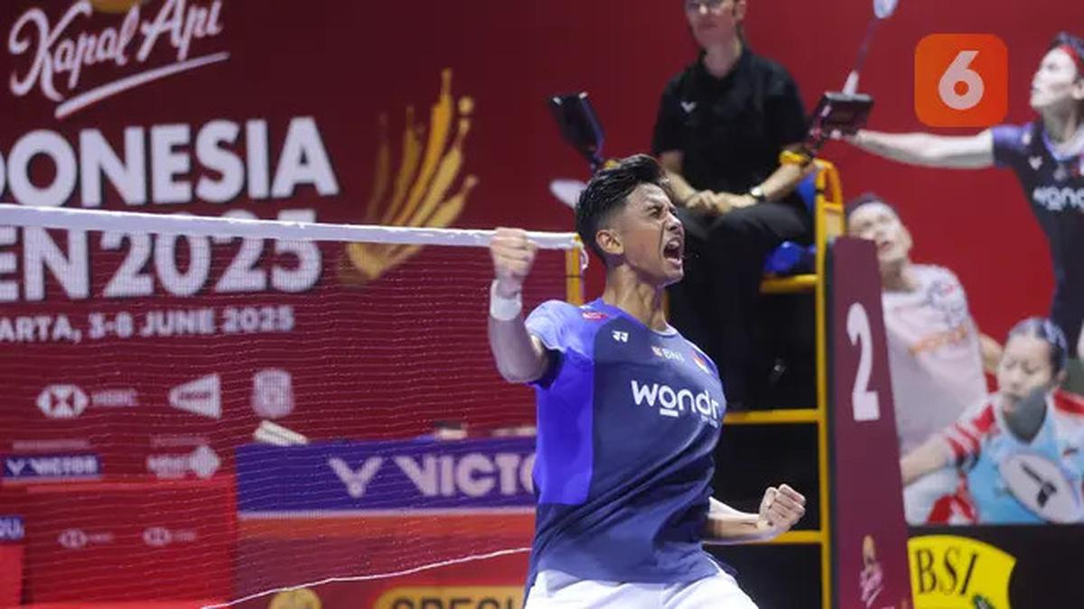 Foto: Tampil Meyakinkan, Alwi Farhan Singkirkan HS Prannoy dari Indonesia Open 2025