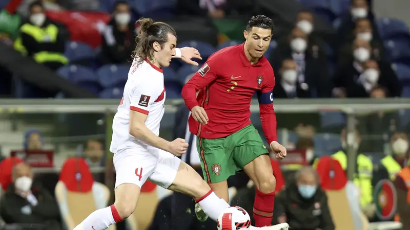 Cristiano Ronaldo - Portugal - Play off Kualifikasi Piala Dunia 2022 - 25 Maret