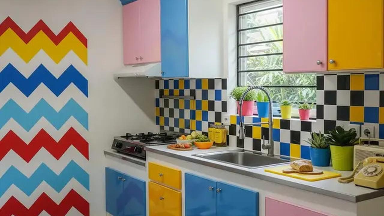Dapur Rumah Kecil Tema Retro 80an dengan Budget 8 Juta, 7 Inspirasi Stylish Fungsional