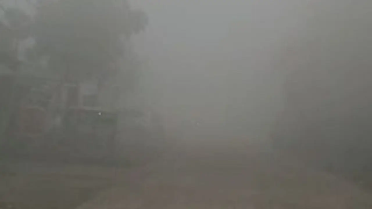 Kabut Tebal Palembang