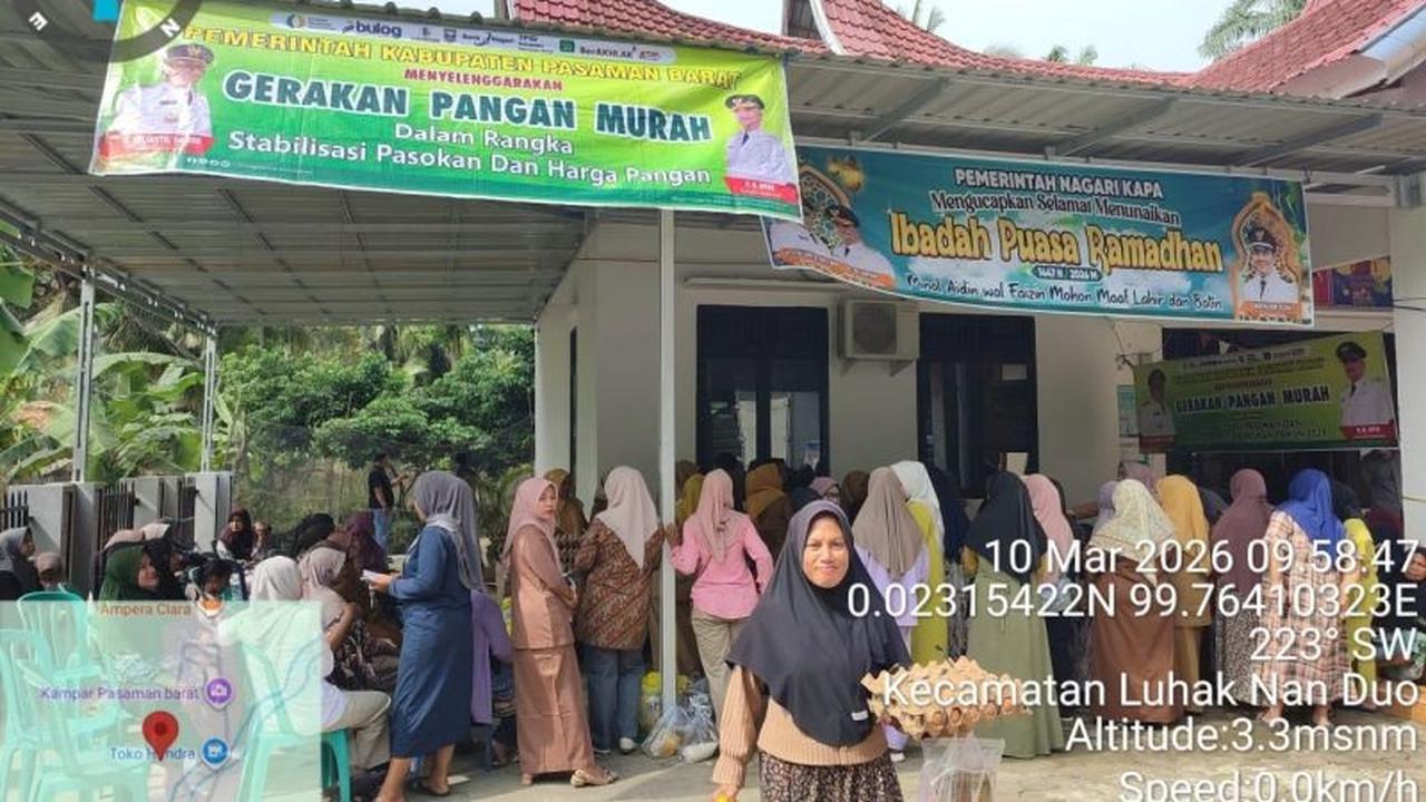 Pemkab Pasaman Barat Perkuat Gerakan Pangan Murah, Jaga Stabilitas Harga
