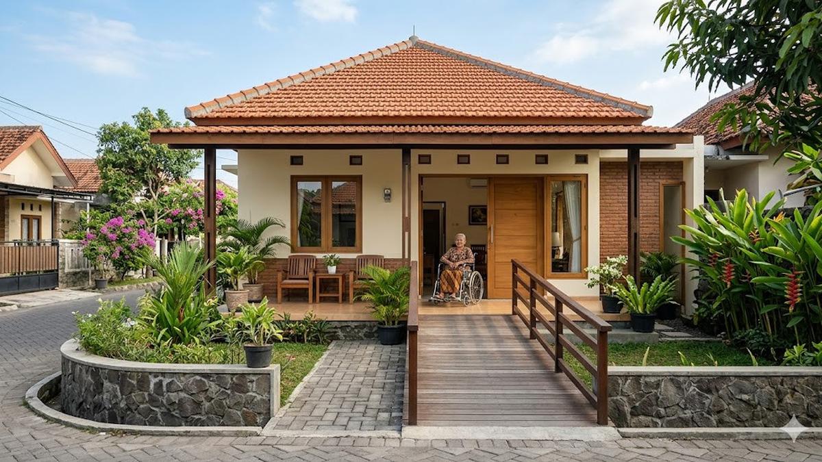 10 Model Rumah Lansia Tanpa Tangga yang Aman dan Nyaman Ditempati