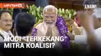 Perdana Menteri India Narendra Modi memimpin sebuah pemerintah koalisi untuk masa jabatan ketiganya sebagai pemimpin India. Ketergantungannya pada rekan koalisi kali ini, membuat sebagian analis mempertanyakan akankah ia bisa membuat transformasi bes...