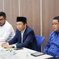 Gubernur Nusa Tengga Barat (NTB) Muhammad Zainul Majdi alias Tuan Guru Bajang (TGB) (tengah) saat berkunjung ke redaksi Liputan6 di SCTV Tower, Senayan, Jakarta, Selasa (3/78/2018). (Istimewa)