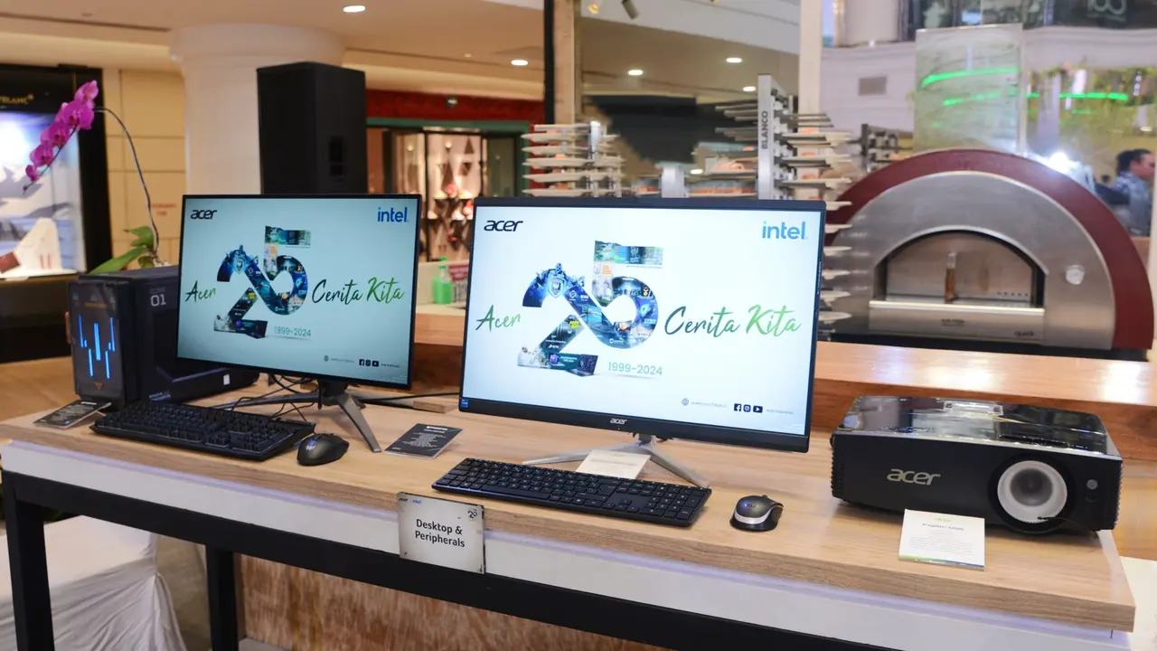 Ilustrasi desktop dan peripheral Acer. (Acer)