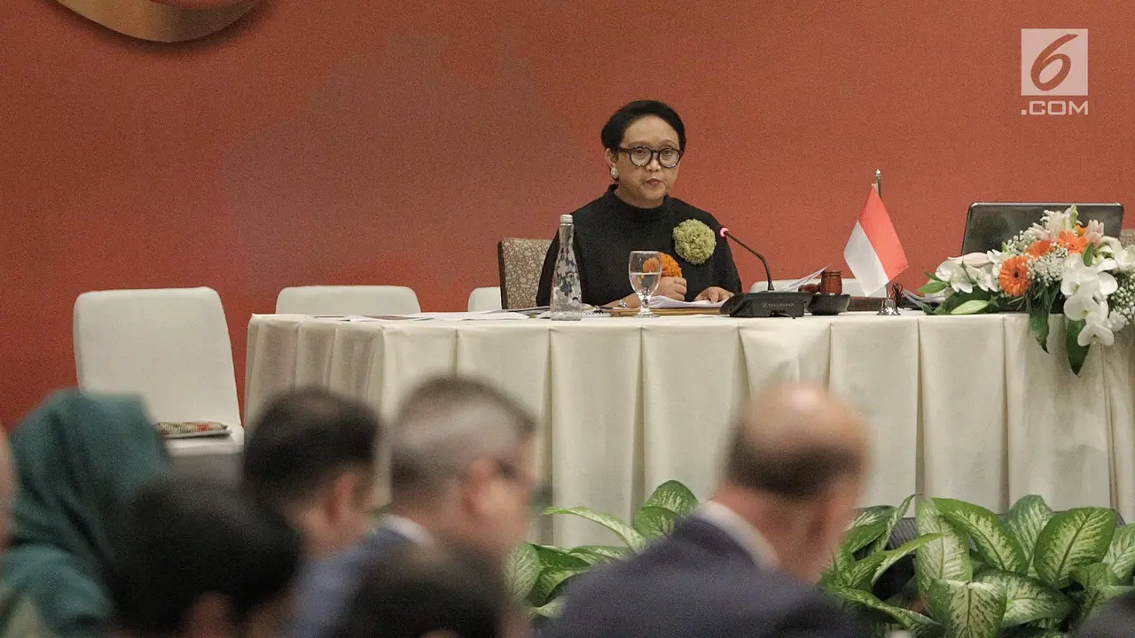 Menlu RI Retno Marsudi dan Menteri Luar Negeri Australia, Julie Bishop