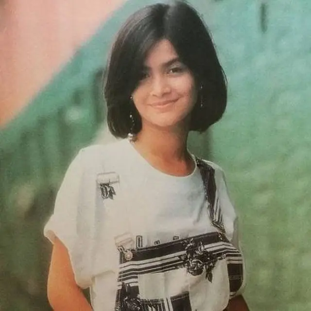 6 Foto Masa Remaja Cut Tari, Berprestasi Jadi Gadis Sampul 1991