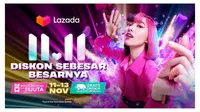 Promo Lazada 11.11 Diskon Sebesar-besarnya.