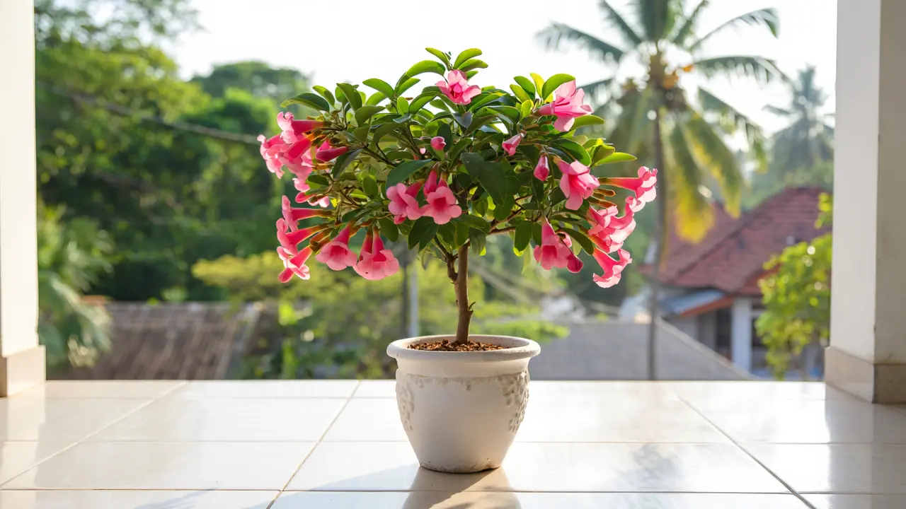 Jenis Pohon Kecil Berdaun Indah untuk Teras Rumah (Foto: Reve Art AI)