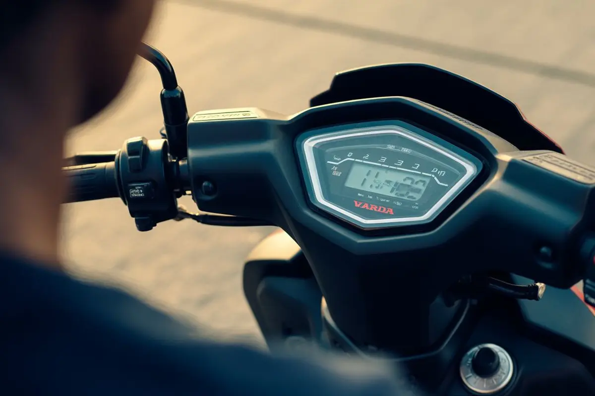 arti simbol di speedometer vario 150
