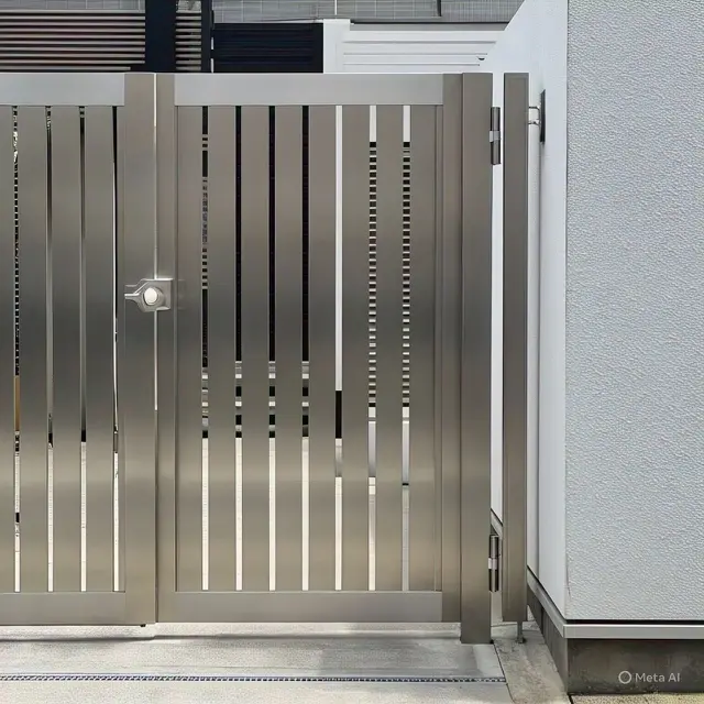 Model gerbang rumah minimalis (Image by Meta AI)
