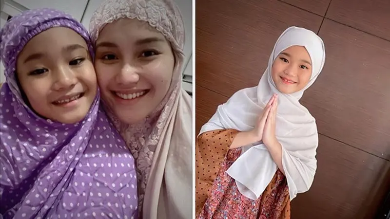 6 Potret Bilqis Anak Ayu Ting Ting Pakai Hijab, Jadi Presenter Cilik Acara Ramadhan