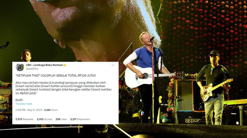 Akun @askDika Berbagi Tips Membuat Utas Semisal Anda Kena Tipu Gara-Gara Beli Tiket Konser Coldplay di Jakarta di Akun Jastip yang Ternyata Penipu