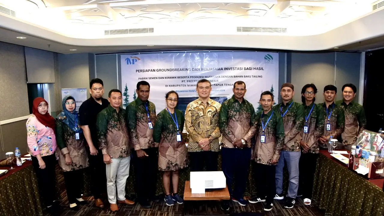 Tambang Mineral Papua Bersama Honay Ajkwa Bakal Bangun Pabrik Keramik dan Semen Berbahan Baku Tailing dari Freeport