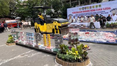 Modus Penyelundupan Rokok Ilegal di Solo, 16 Juta Batang Disita