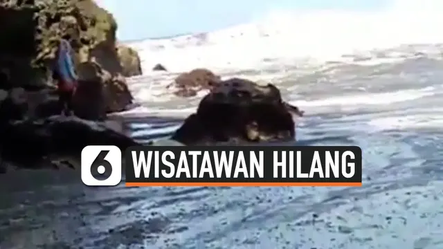VIDEO: Wisatawan Hilang Terseret Ombak Saat Swafoto