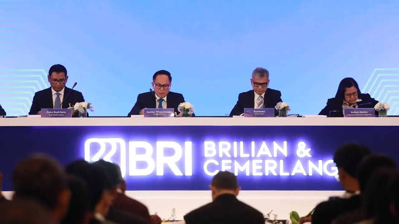 Rapat Umum Pemegang Saham Tahunan (RUPST) PT Bank Rakyat Indonesia (Persero) Tbk atau BRI pada Senin, 24 Maret 2025, di Jakarta.  (Dok BRI)