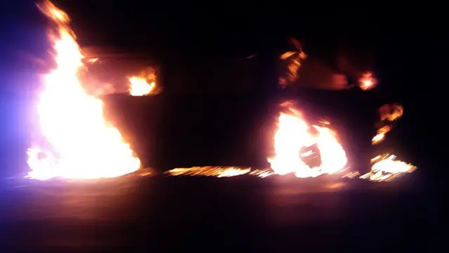 Mobil Terbakar