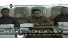 Para jemaah haji menyampaikan kekecewaan dengan sistem porsi dalam penentuan urutan kursi berangkat ke tanah suci tahun ini.