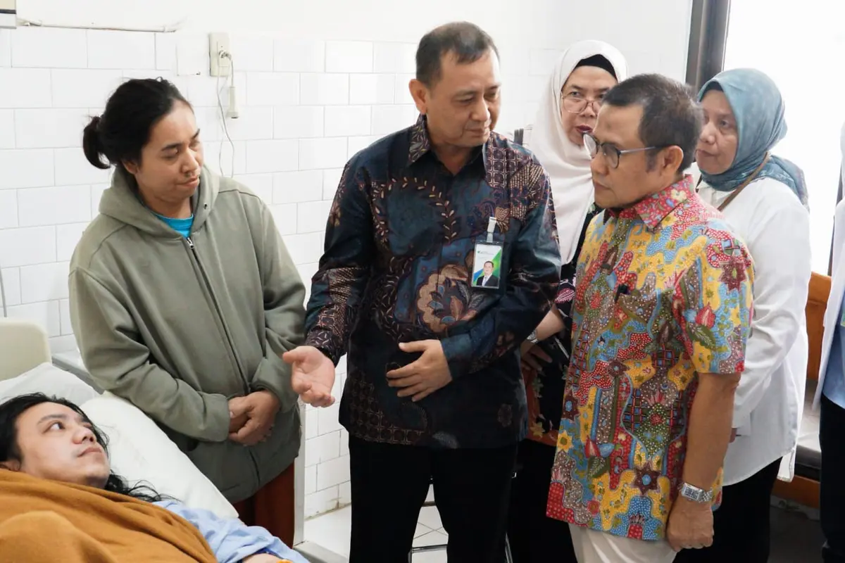 Muhaimin Pastikan Perlindungan BPJS Ketenagakerjaan Optimal usai Tinjau Korban Kecelakaan Kerja