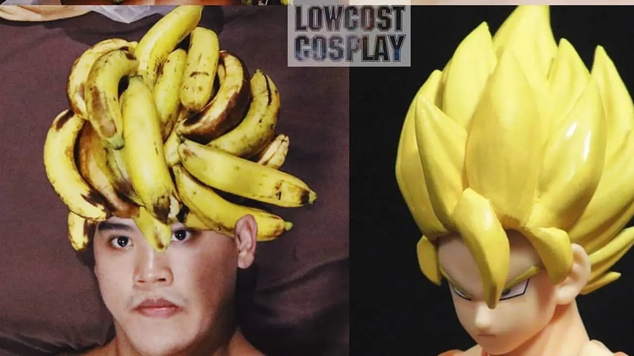 7 Potret Cosplay Low Budget Pakai Pisang Ini Kocak, Kreatif Banget