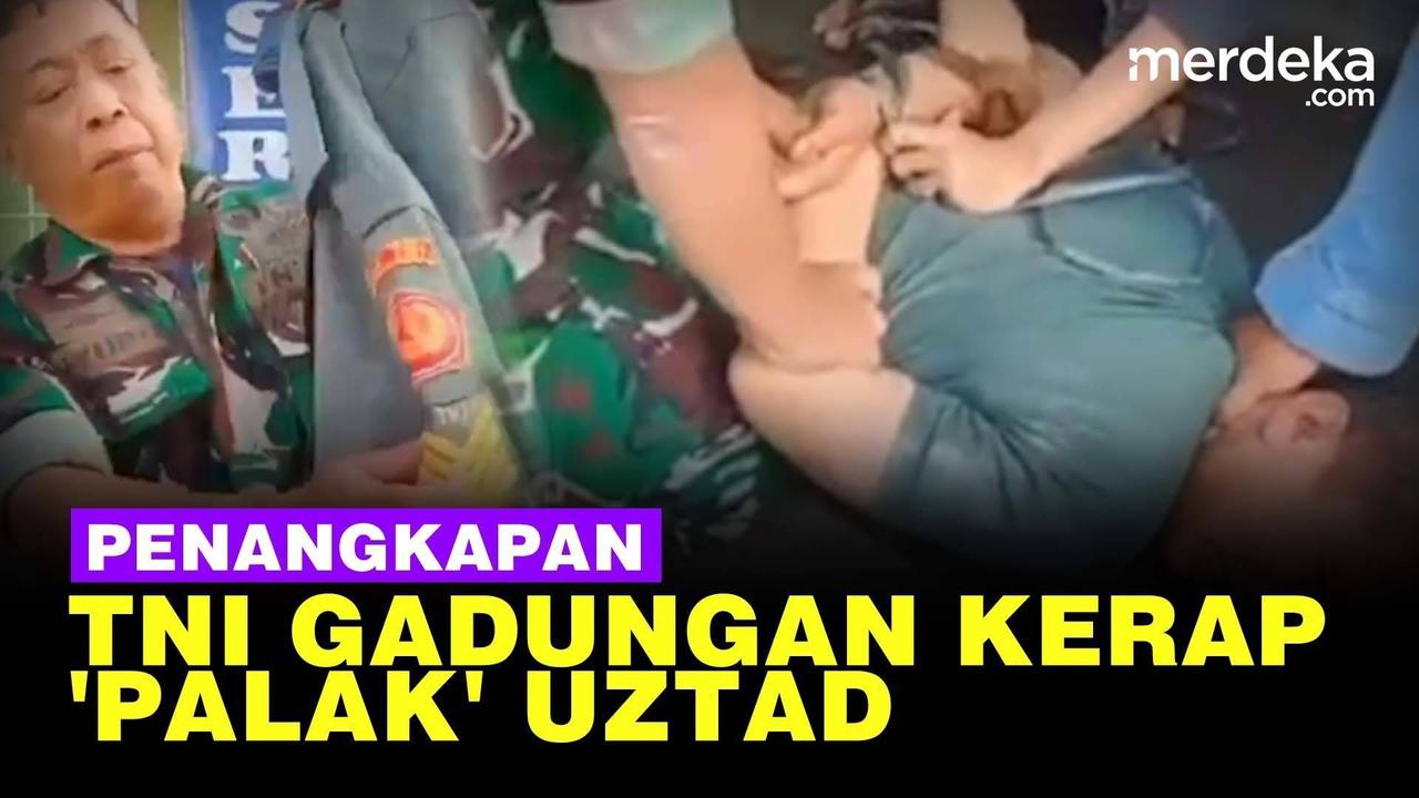 VIDEO: Menegangkan, Anggota Kodim Tangkap TNI Gadungan Sering Palak Uztad