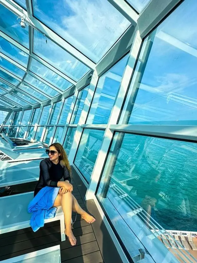 Ashanty dan keluarga naik cruise mewah (Instagram/ashanty_ash)