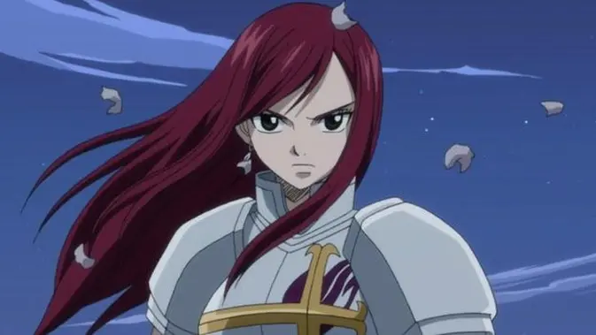 Erza Scarlet sang penyihir terkuat yang pemberani (credit: Deviantart/gtr)