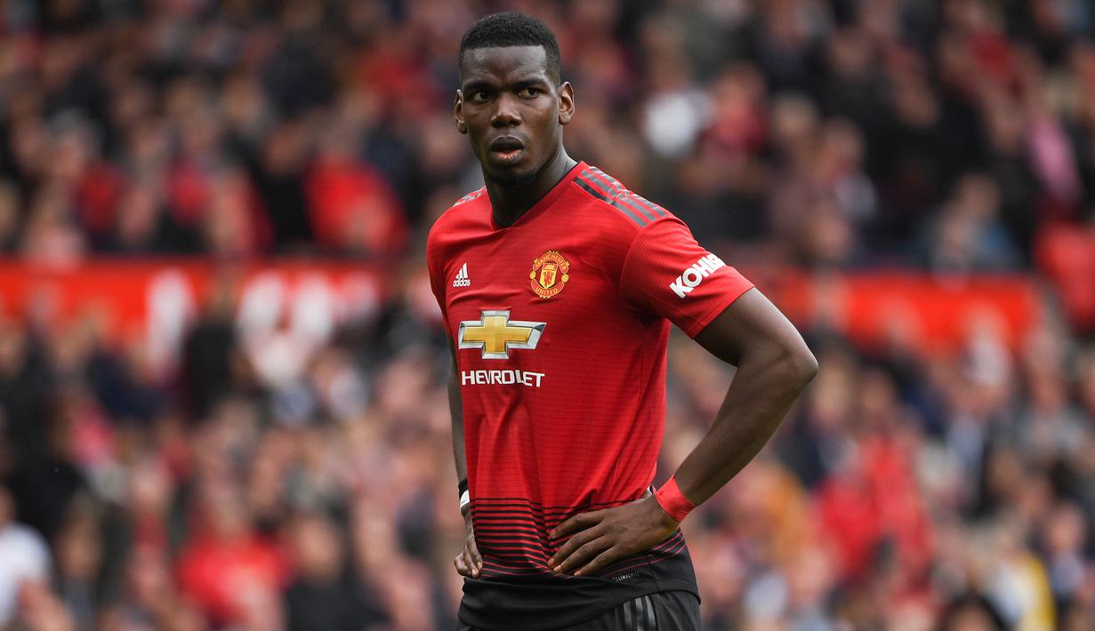 4. Paul Pogba - Pogba menjadi skuat Manchester United usai Setan Merah menggelontorkan dana sebesar 105 juta euro. (AFP/Paul ellis)