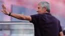 Quique Setien. Ia ditunjuk manajemen Barcelona menggantikan posisi Ernesto Valverde mulai Januari 2020. Hanya bertahan sampai Agustus 2020, ia akhirnya dipecat usai kekalahan telak 2-8 dari Bayern Munchen di ajang Liga Champions. (AFP/Pool/Manu Fernandez)