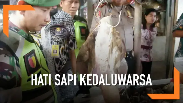 VIDEO: Waspada, Hati Sapi Kedaluwarsa Beredar Jelang Lebaran