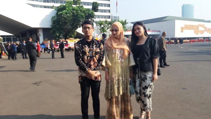 Mulan Jameela diambil sumpahnya sebagai anggota DPR RI, Selasa (1/10/2019) pagi (Istimewa)
