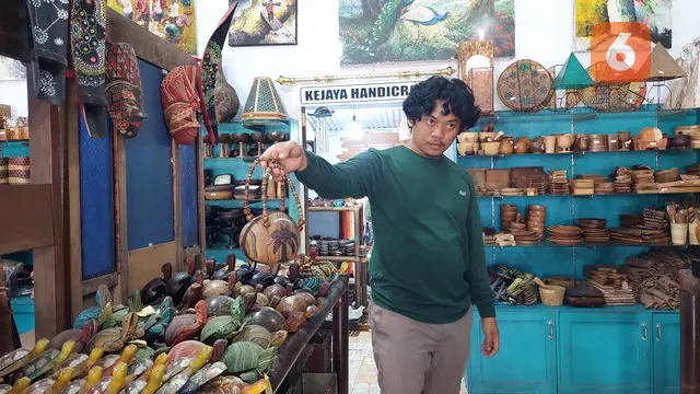 Produk kerajinan  yang berhasil diekspor ke Asia, Eropa dan Amerika (Hermawan Arifianto/Liputan6.com)