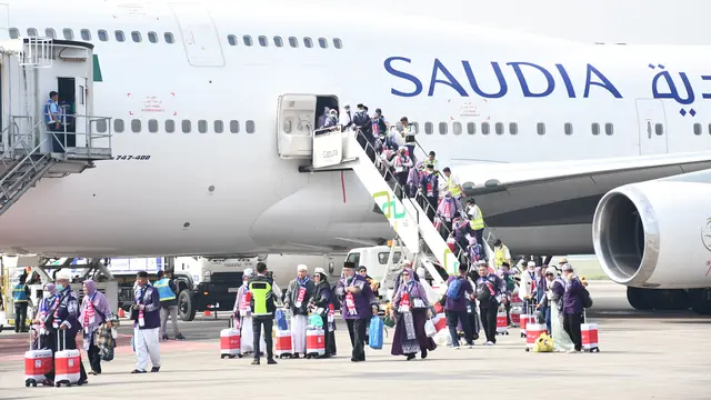 Jemaah Haji Indonesia Tiba di Tanah Air