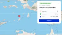 Gempa M 5 Guncang Tanimbar Senin Pagi, BMKG: Tidak Berpotensi Tsunami