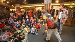 Suasana keramaian acara Pekan Budaya Penduduk Asli Australia di Jakarta, (16/7). Acara ini merupakan perayaan untuk sejarah, budaya, dan prestasi warga Aborigin serta penduduk Kepulauan Selat Torres. (Liputan6.com/Immanuel Antonius)
