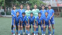Pemain-pemain akademi Persib putri akan tampil dalam turnamen di Singapura akhir bulan Maret 2024. (Bola.com/Erwin Snaz)