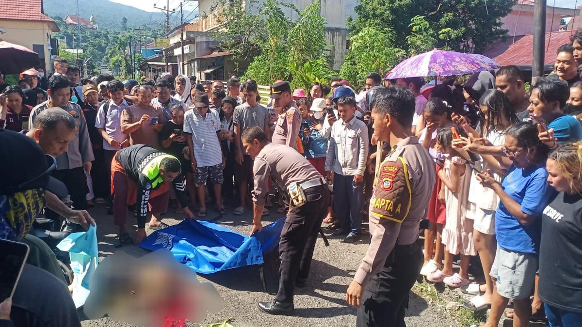 Innalillahi, Tergelincir di Jalan Berpasir, Wanita 24 Tahun Tewas Terlindas Truk