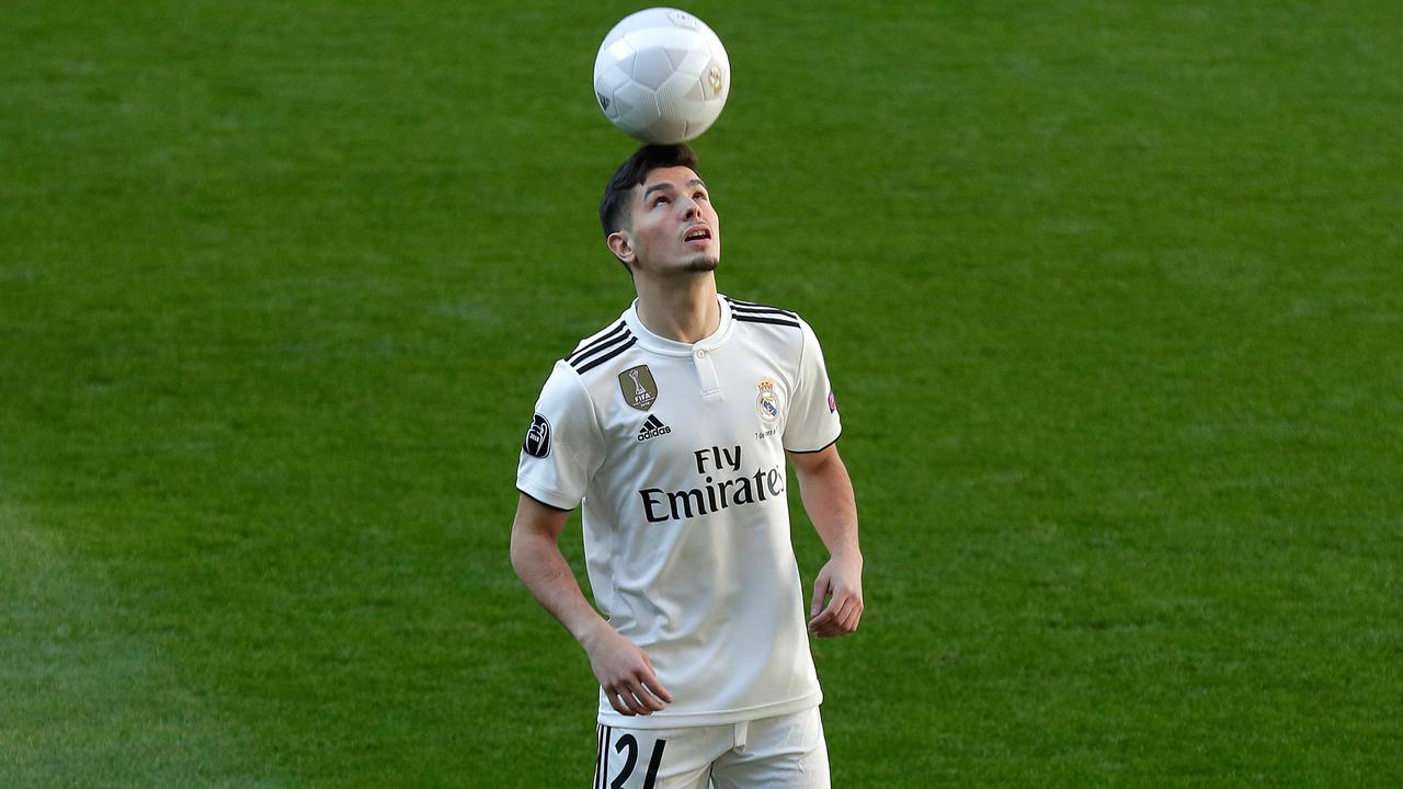 Aksi Pemain Baru Real Madrid Brahim Diaz di Bernabeu