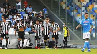 Duel Napoli versus Juventus di Liga Italia 2021/2022. (Carlo Hermann / AFP)
