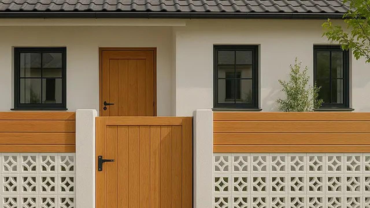 11 Model Rumah Minimalis dengan Pagar Roster yang Tren di 2025, Bikin Fasad Rumah Makin Estetik