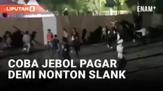 Demi Nonton Konser Slank di Kendari, Puluhan Orang Berusaha Jebolkan Pagar