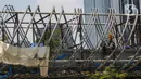 JPO tersebut untuk memfasilitasi warga khususnya pejalan kaki agar lebih aman dan nyaman saat melintasi jalan. (Liputan6.com/Angga Yuniar)