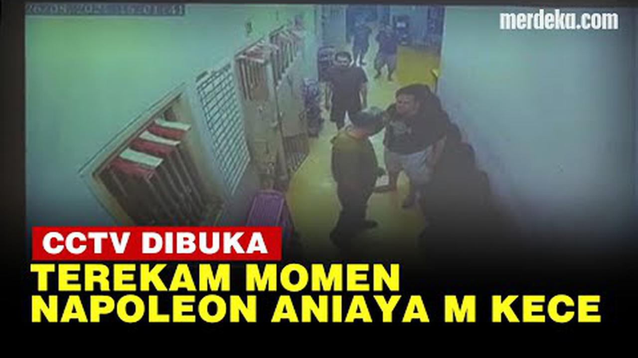 VIDEO:Rekaman CCTV Napoleon Aniaya M Kece Dalam Sel Bareskrim Dibuka di Persidangan