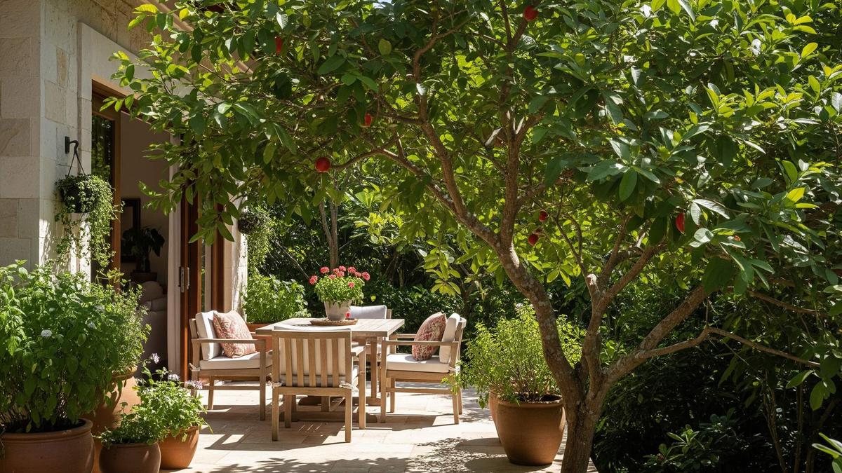 7 Model Teras Rumah dengan Pohon Peneduh Tanpa Membuat Gelap, Kesejukan Alami dan Estetika Modern