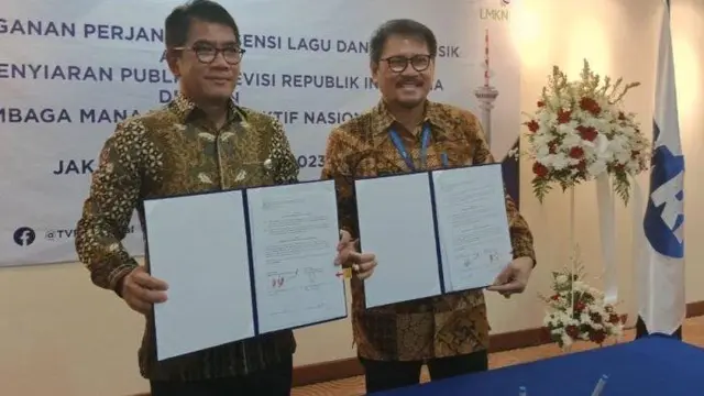 TVRI berkomitmen untuk membayarkan royalti kepada seluruh pelaku musik, baik Pencipta, Pelaku Pertunjukkan (Penyanyi dan Musisi), dan Produser Fonogram melalui LMKN